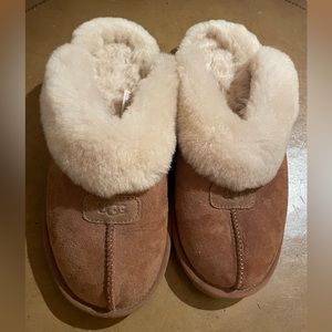 Brown Ugg slippers